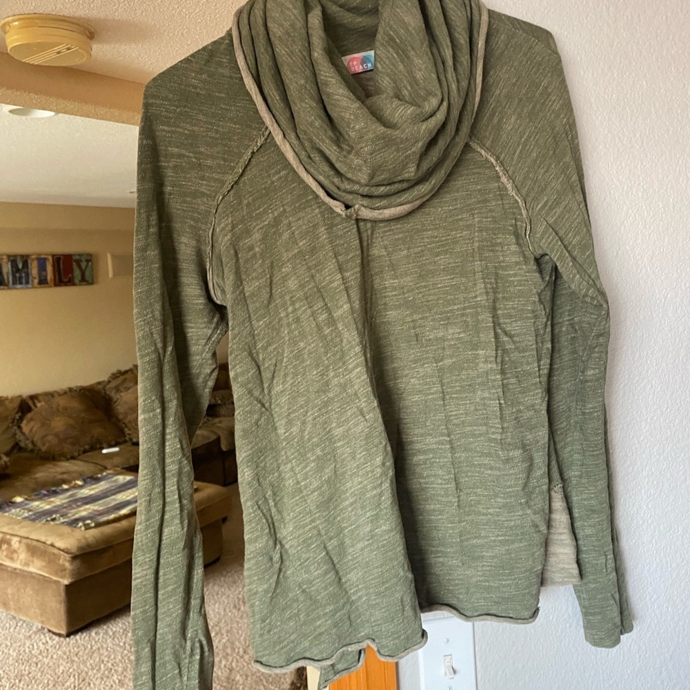 Free people cow neck top